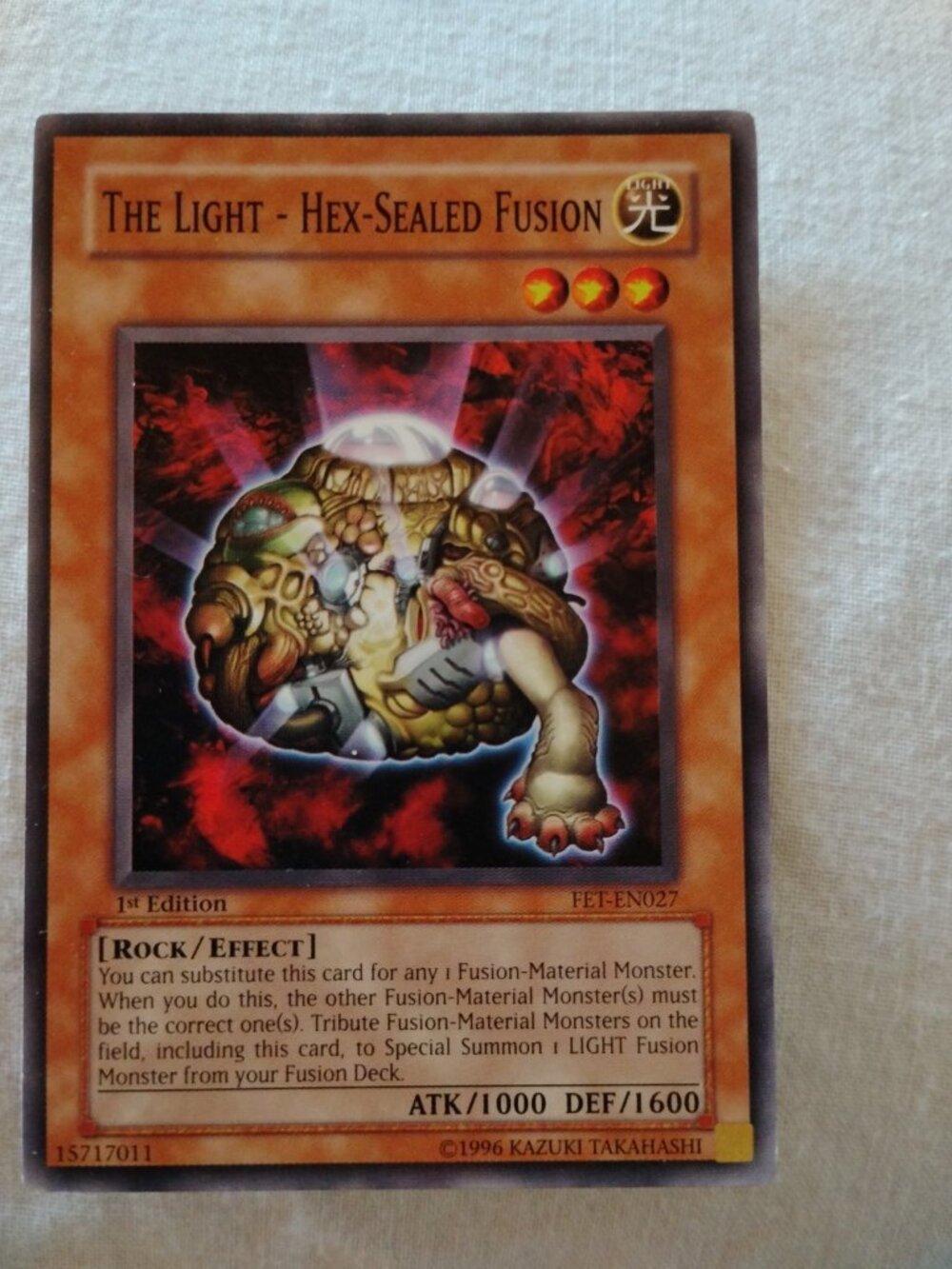 The Light - Hex-Sealed Fusion 1st Ed FET-EN027
